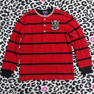 Polo Rowing Club Patchwork Cotton Stripe Shirt